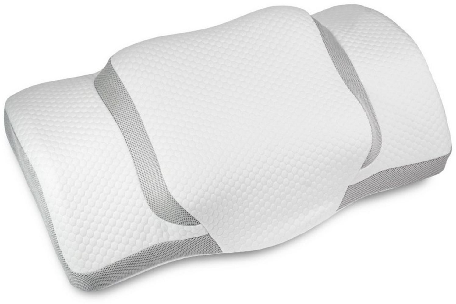 Esun Kopfkissen Memory Foam Kissen Kopfkissen, Ergonomisches Orthopädisches Kissen, Seitenschlafer, Rückenschlafer, Bauchschlafer, Set, Kissen vom OEKO-TEX® und CertiPUR Getestet, Nackenkissen für Erwachsene, Männer, Frauen Bild 1