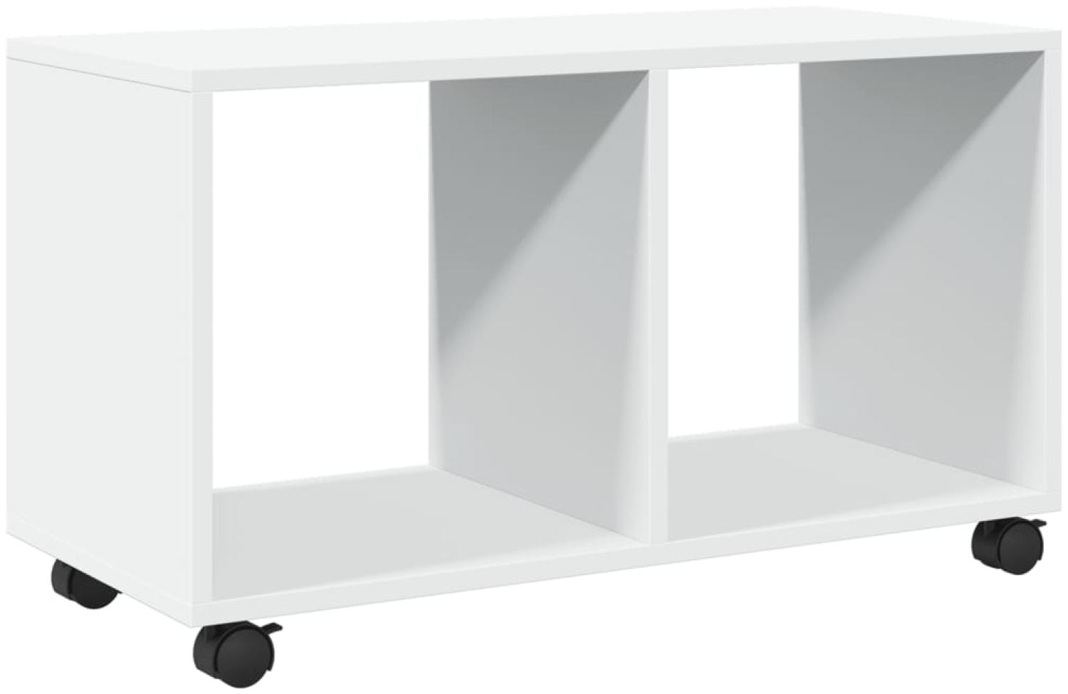 vidaXL Rollschrank Weiß 72x33x42,5 cm Holzwerkstoff 853137 Bild 1