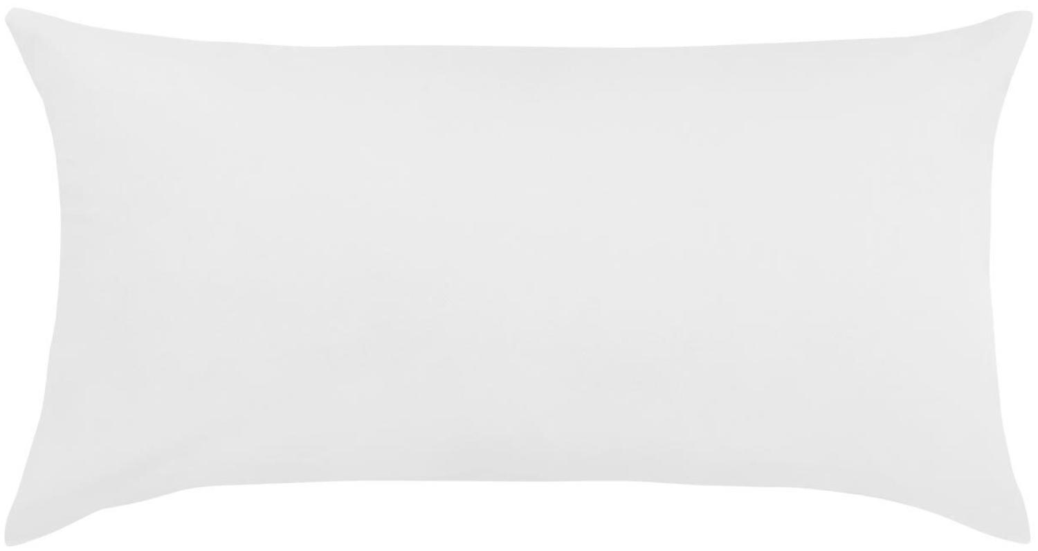 Traumschlaf Basic Single Jersey Kissenbezug|40x80 cm| weiss Bild 1