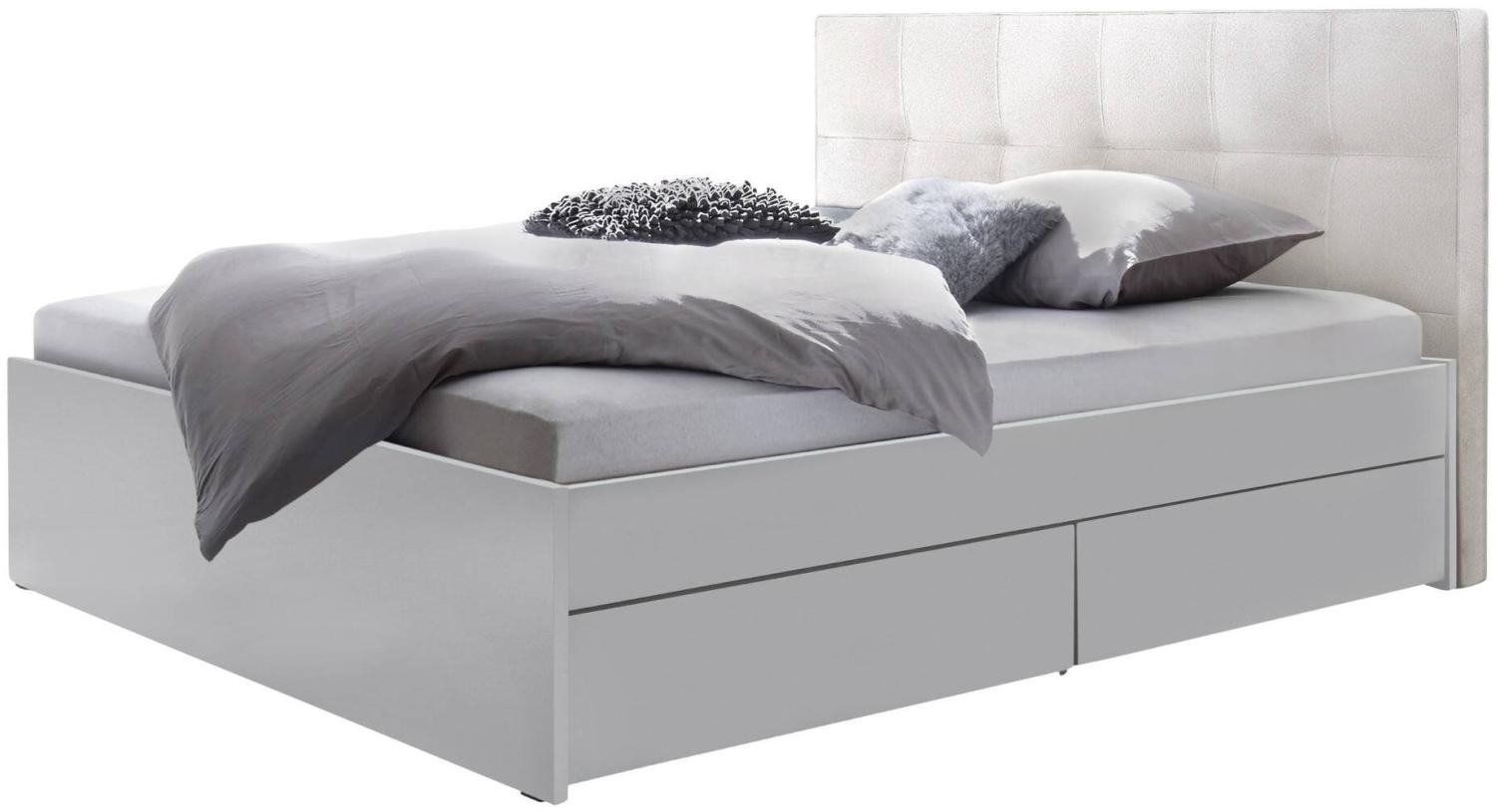 Hasena pronto - Wood Otello Massivholzbett 160x200 Buche weiss deckend, lackiert 323-Kul white Bild 1