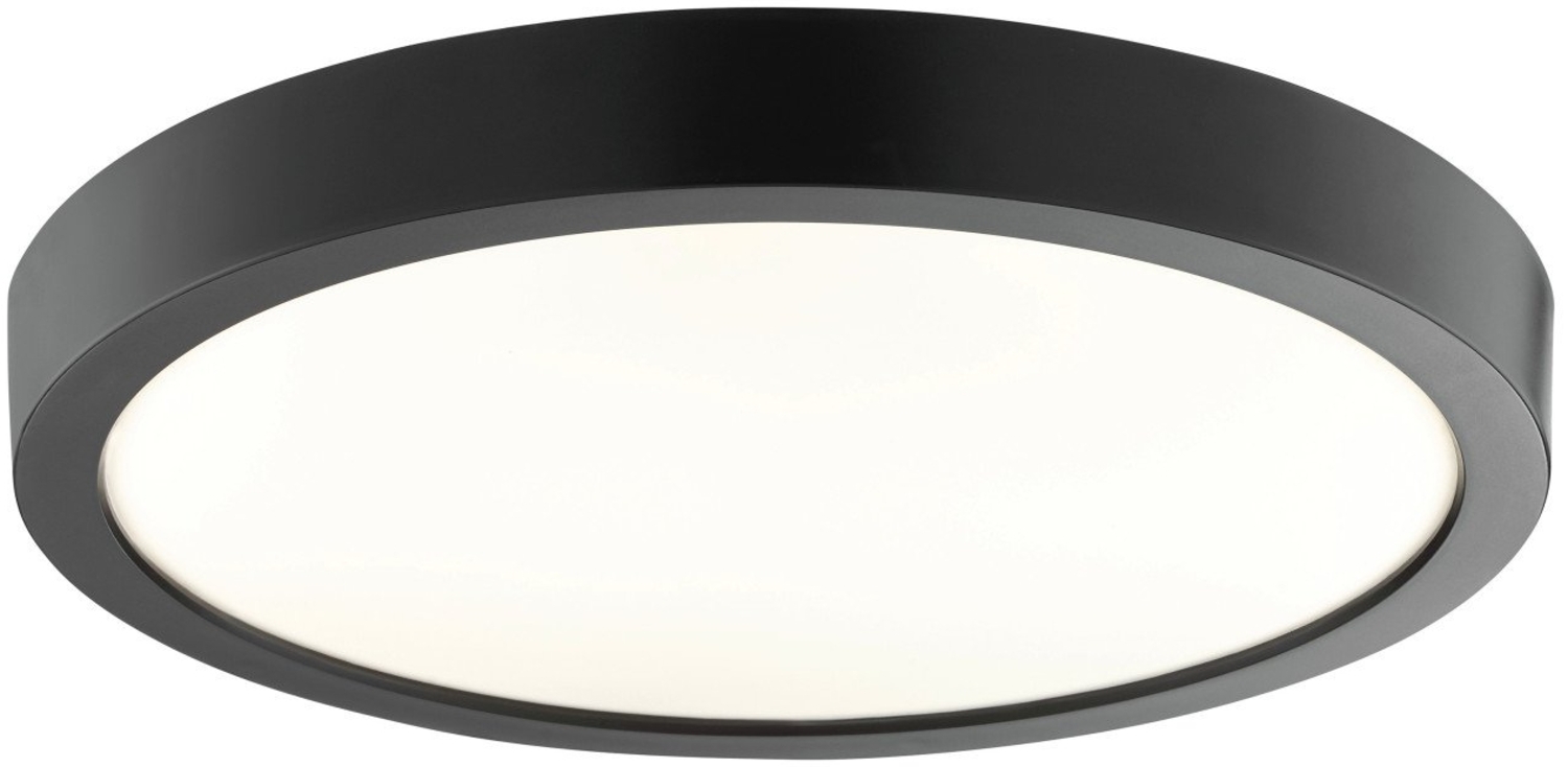 Brilliant LED Deckenleuchte Jade Ø 27,5 x 3,1 cm warmweiß-kaltweiß schwarz Bild 1