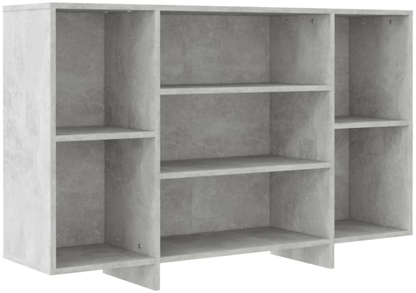 vidaXL Sideboard Betongrau 120x30x75 cm Holzwerkstoff 809624 Bild 1