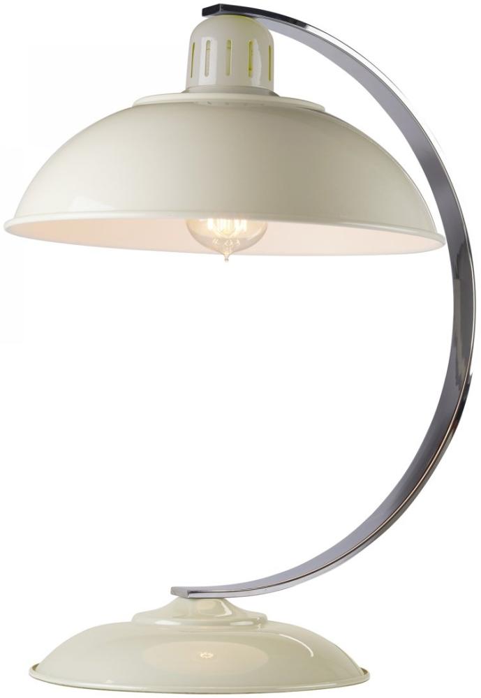 Schreibtischlampe, Stahl, Weiß, H 46 cm Bild 1
