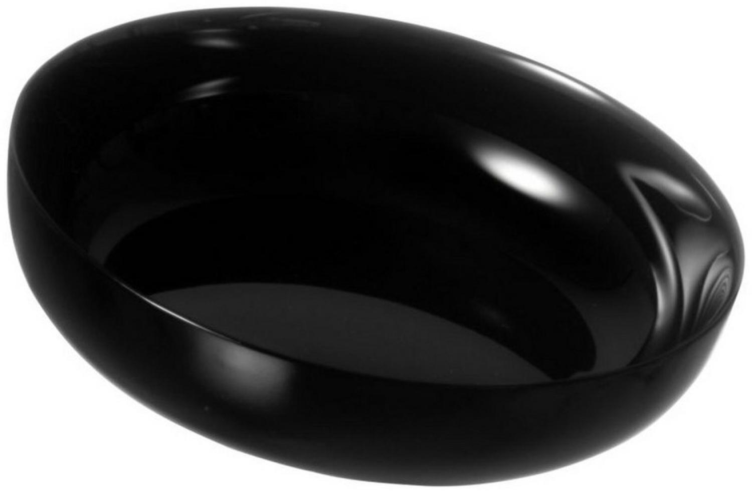 Hartglas-Geschirr Fresh schwarz - Suppenteller Fresh schwarz Bild 1