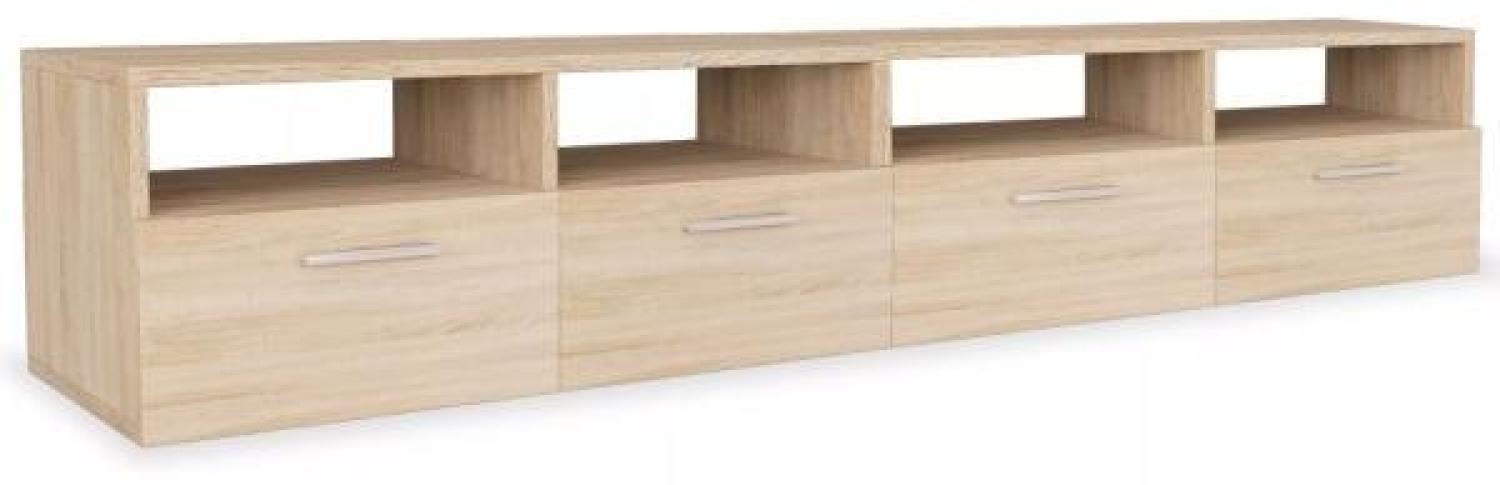 vidaXL 2 Stk. TV-Schränke Holzwerkstoff 95x35x36 cm Eiche 275111 Bild 1