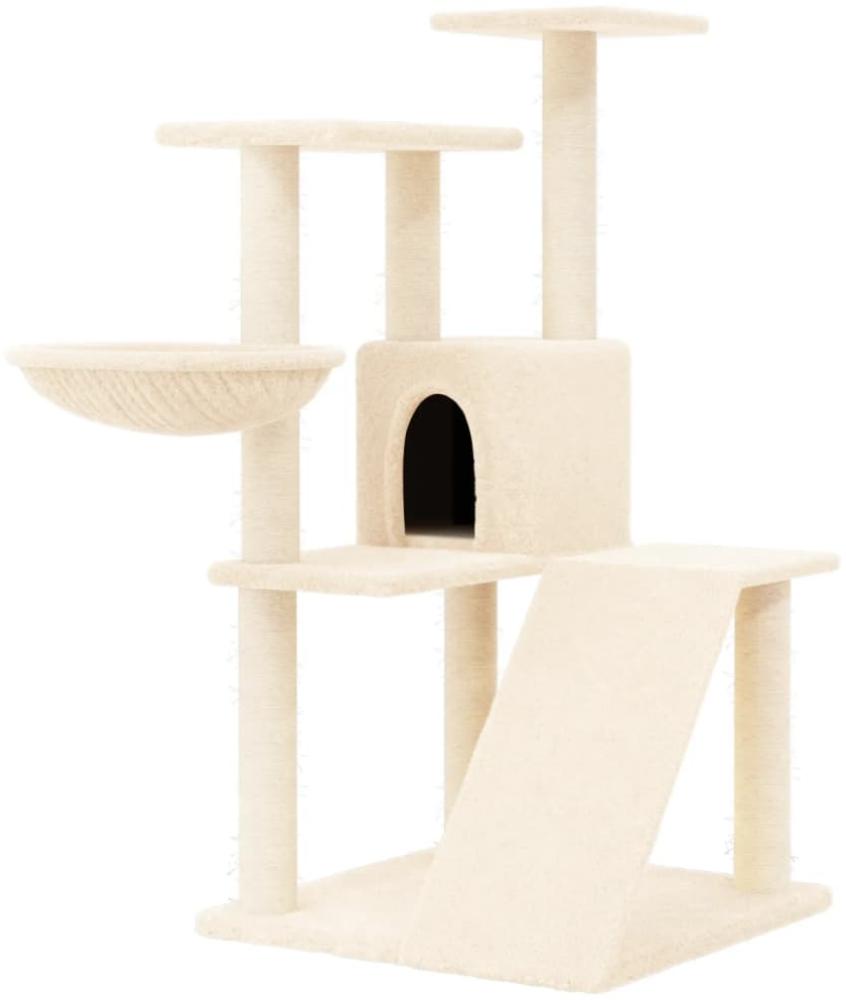 vidaXL Kratzbaum mit Sisal-Kratzsäulen Creme 94 cm 171702 Bild 1