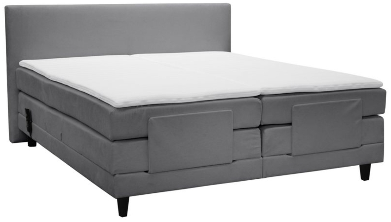 ADA trendline Boxspringbett PRIMUS, H2/H3, 180x200cm, Inklusive 2 Topper Benno, motorischer Verstellung Bild 1