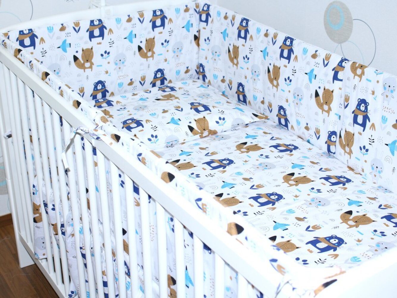 Primawela Bettnestchen Nestchen 420 cm Bettumrandung Baby Bett Kinder Nest Kopfumrandung Bild 1