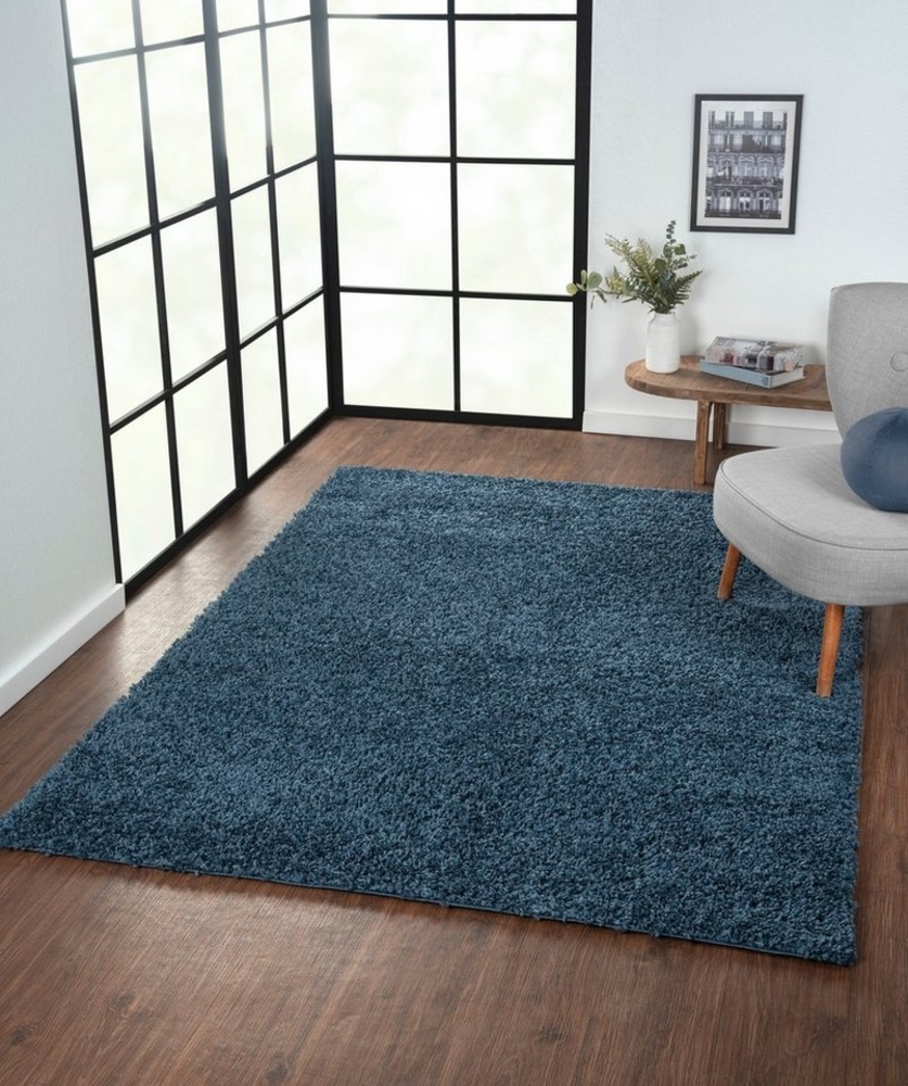 Myflair Möbel & Accessoires Hochflor-Teppich My Shaggy, rechteckig, Höhe: 37 mm, Shaggy, Uni-Farben, leicht glänzend, Microfaser, extra flauschig Bild 1
