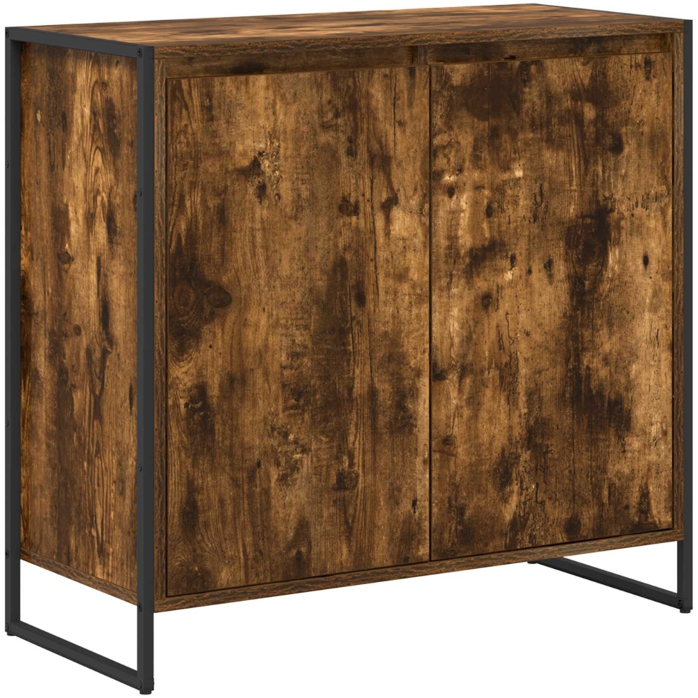 vidaXL Seitenschrank Raucharbe 79 x 36 x 75 cm Holzwerkstoff 886602 Bild 1