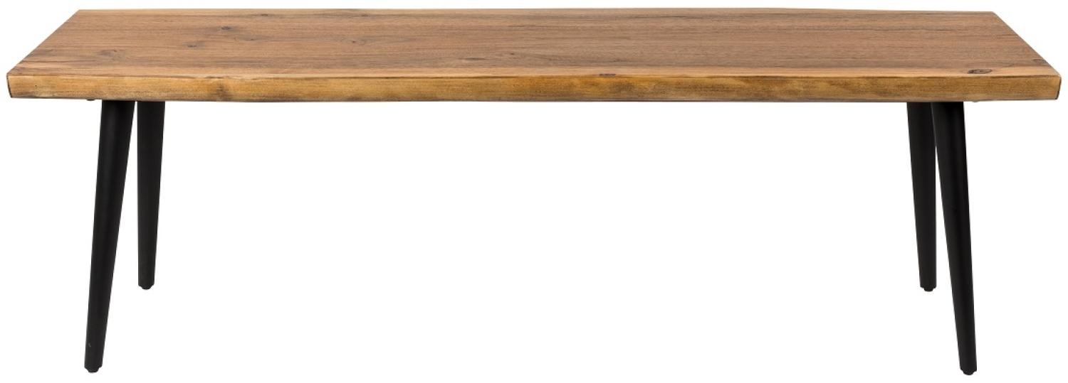 Bank ALAGON Walnuss mit Baumkante 140 cm von DUTCH BONE Bild 1
