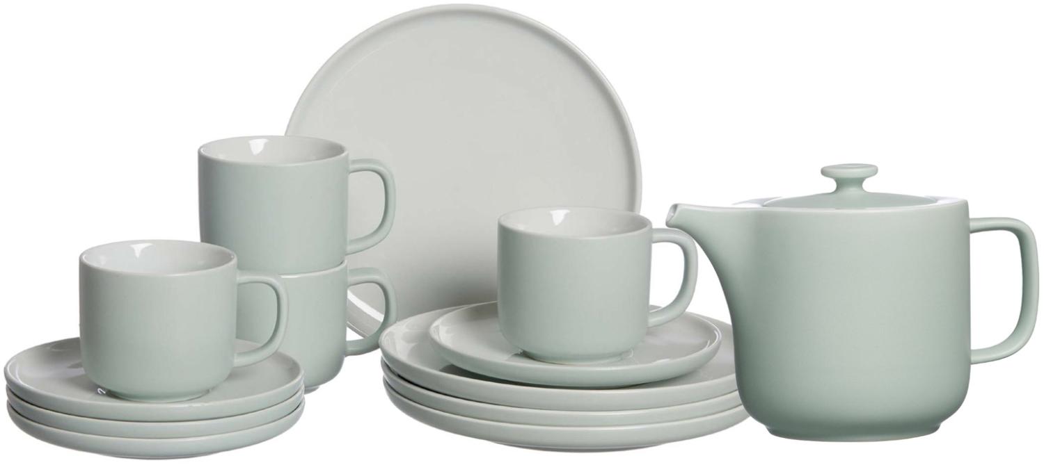 Ritzenhoff & Breker JASPER Kaffeeservice mit Kanne mint 13-teilig Bild 1