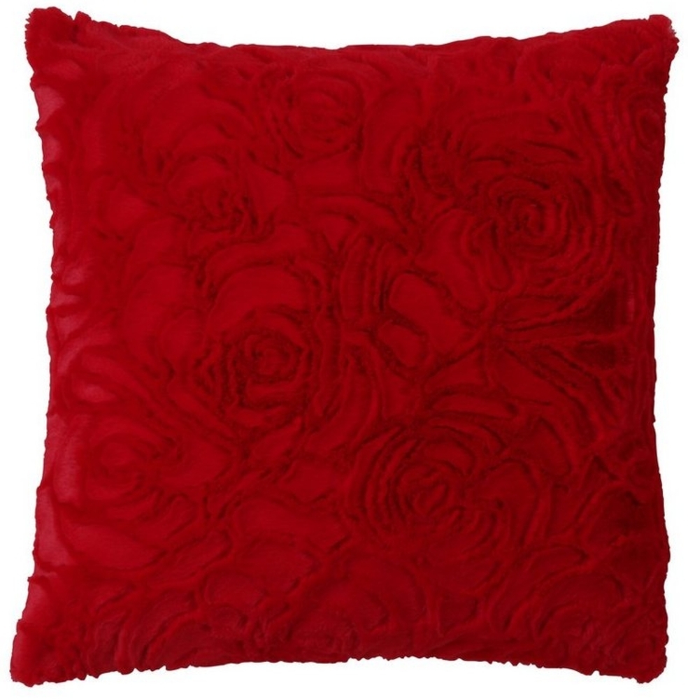 Haus und Deko Kissenbezüge Kissenhülle Rose Plüsch Kissenbezug Deko Kissen ca. 40x40 50x50 o, (1 Stück) Bild 1