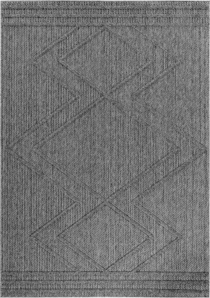 Outdoor Teppich Piero rechteckig - 120x170 cm - Grau Bild 1