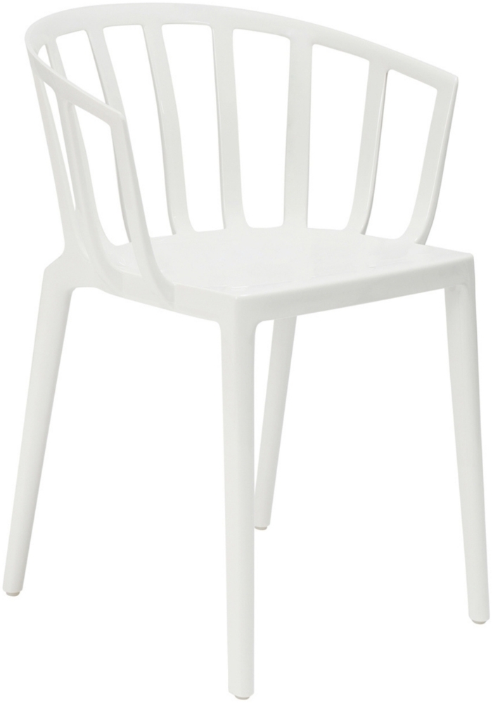 Kartell Venice Sthul, Glänzend weiß, Set of 2 Bild 1