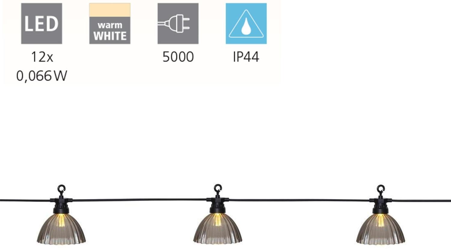 Eglo 900215 LED-Stripes CUBONE grau, schwarz L:495cm H:10. 5cm mit Kabel+Stecker IP44 Bild 1