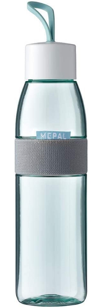 Mepal Wasserflasche Ellipse Nordic Green – 500 ml Inhalt – auch für kohlensäurehaltige Getränke – bruchfestes Material - auslaufsicher - Spülmaschinengeeignet Bild 1