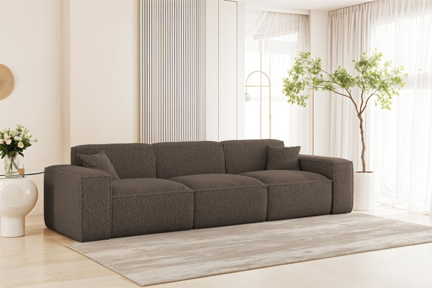 Sofa Designersofa CELES PREMIUM 3-Sitzer in Stoff Sven Braun Bild 1