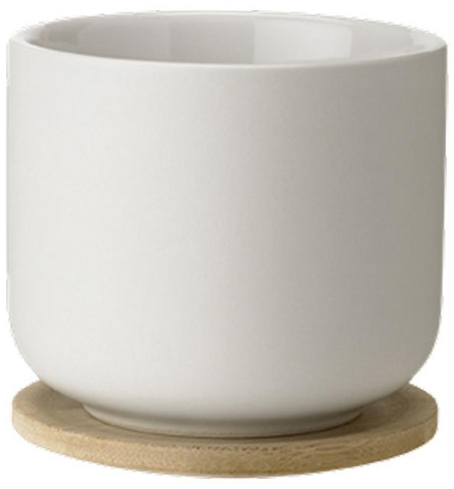 Stelton Theo Becher mit Untersetzer sand Bild 1