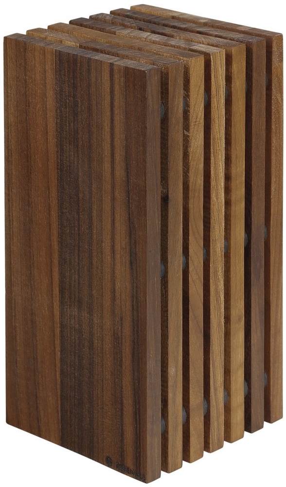 Messerblock unbestückt für 12 Messer ZASSENHAUS Nussbaum 078183 Bild 1