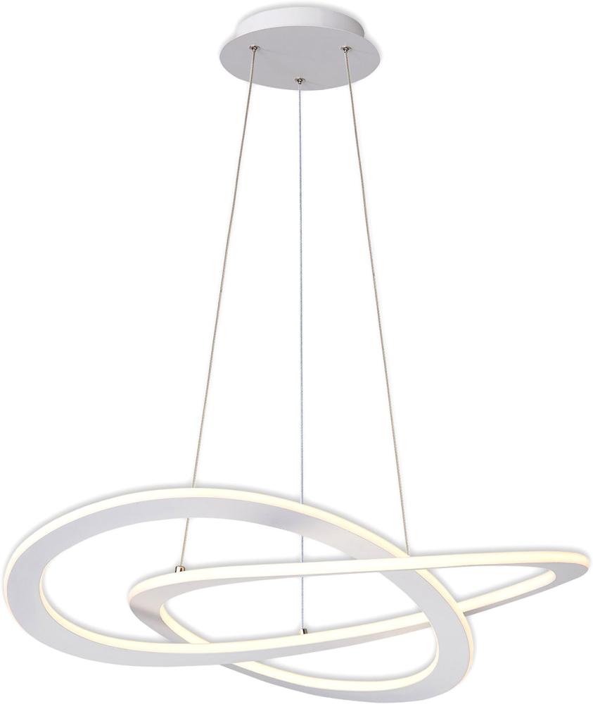 ISOLED LED Hängeleuchte Design 600, weiß, 40W, rund, 3000K, dimmbar Bild 1