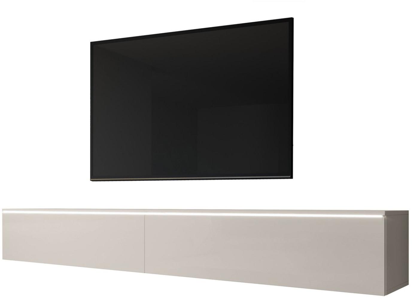 Furnix TV-Schrank BARCELLO Fernsehschrank 2x100 cm stehend oder hängend mit/ohne LED erweiterbare Serie Bild 1