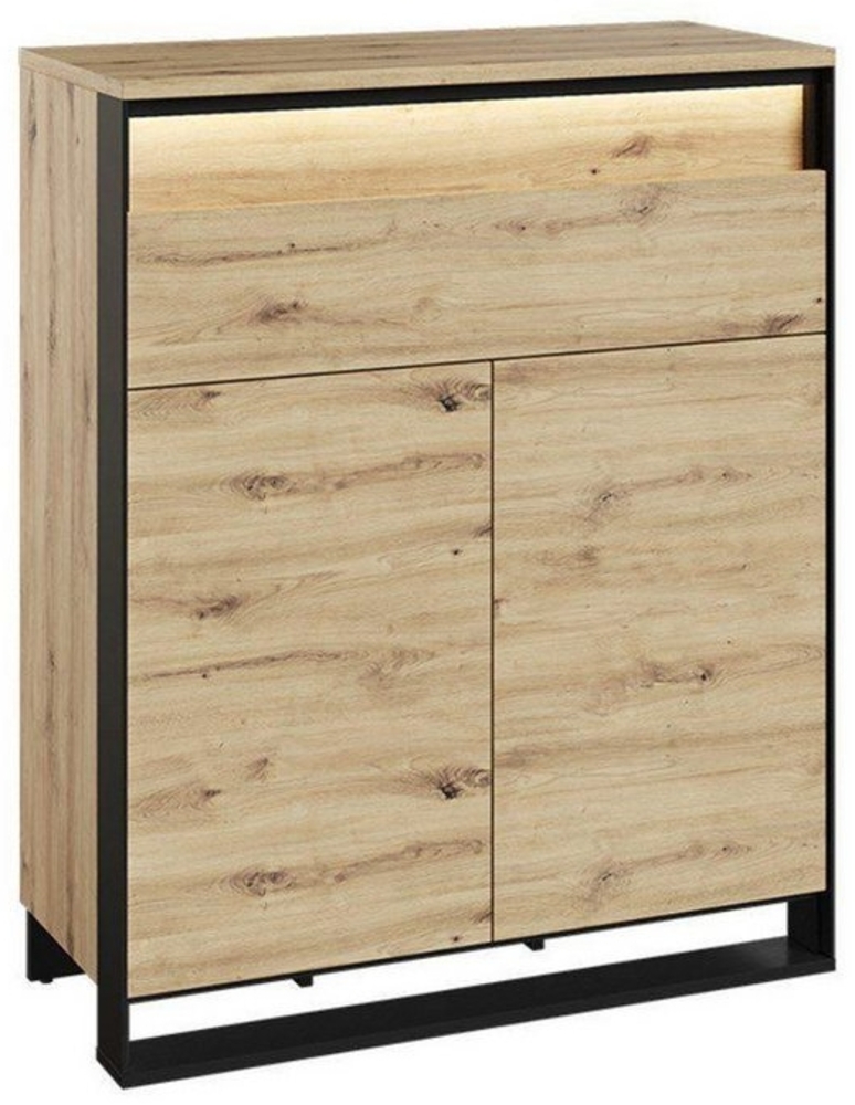 Compleo Kommode LIMA mit zwei Schubladen, push to open Funktion Bild 1