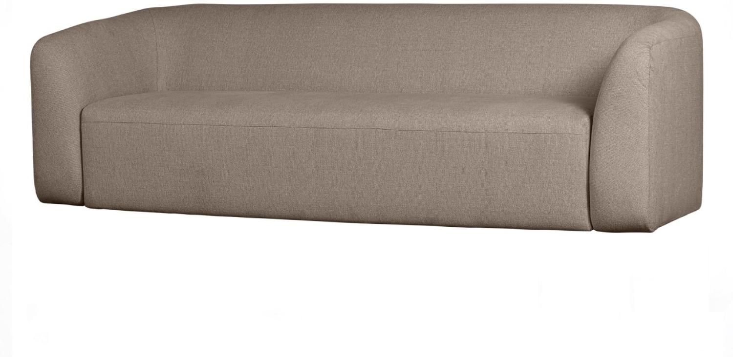 Sofa Sloping 3-Sitzer - Chenille - Light Brown Bild 1