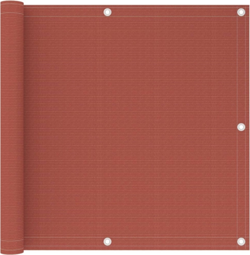 vidaXL Balkon-Sichtschutz Terracotta-Rot 90x300 cm HDPE 310948 Bild 1