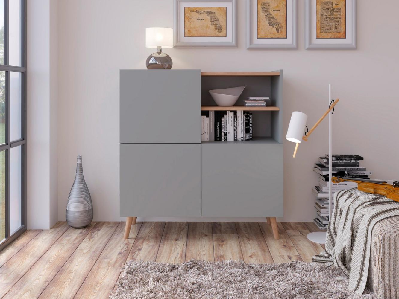 INOSIGN Highboard Scandi, Höhe 105 cm Bild 1