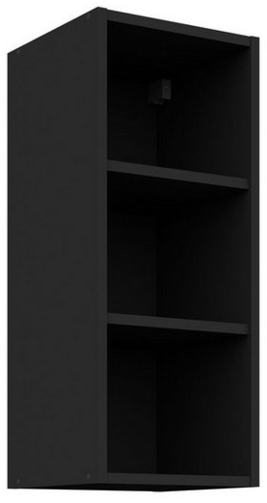 Hängeschrank Regal 30 cm Schwarz matt Küchenzeile Küche SIENA / MONZA / ARONA Bild 1