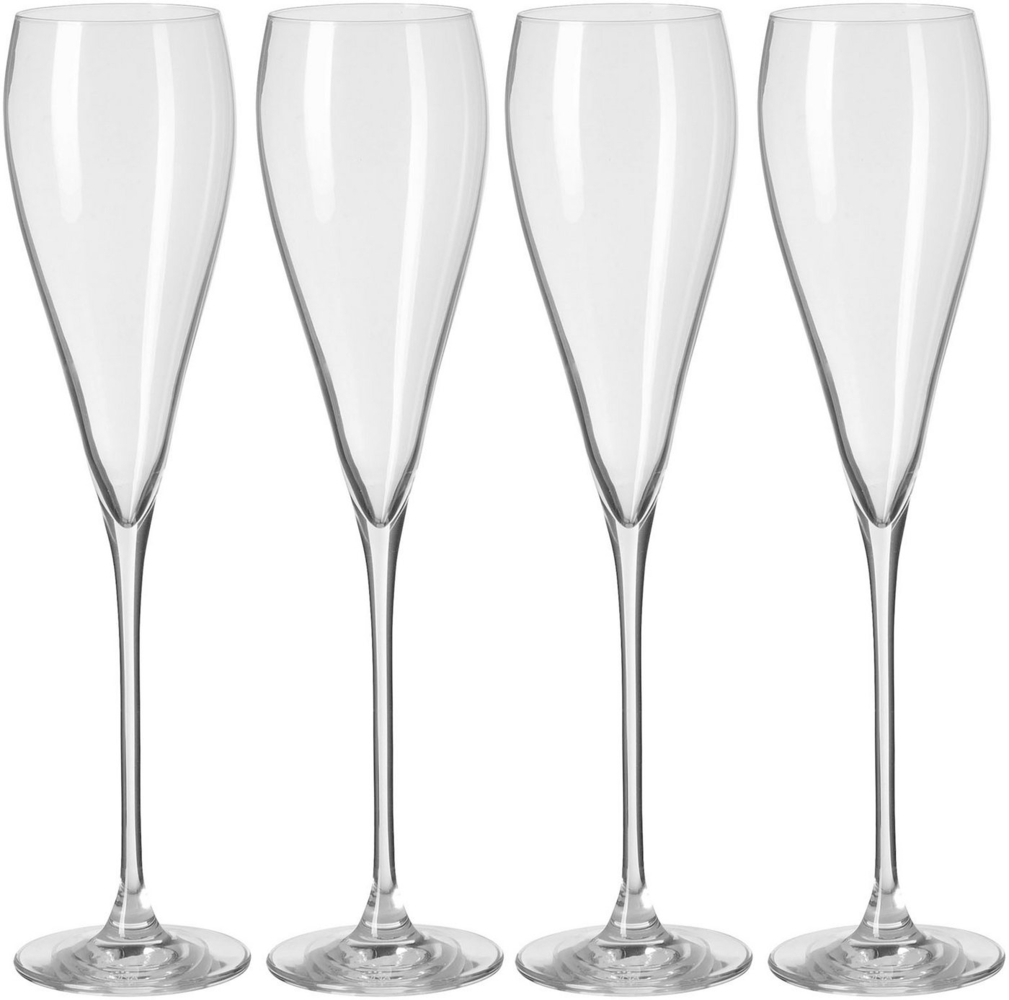 Fink Champagnerglas PREMIO, Glas, Sektglas, Champagnerflöte, 4er Set, transparent Bild 1