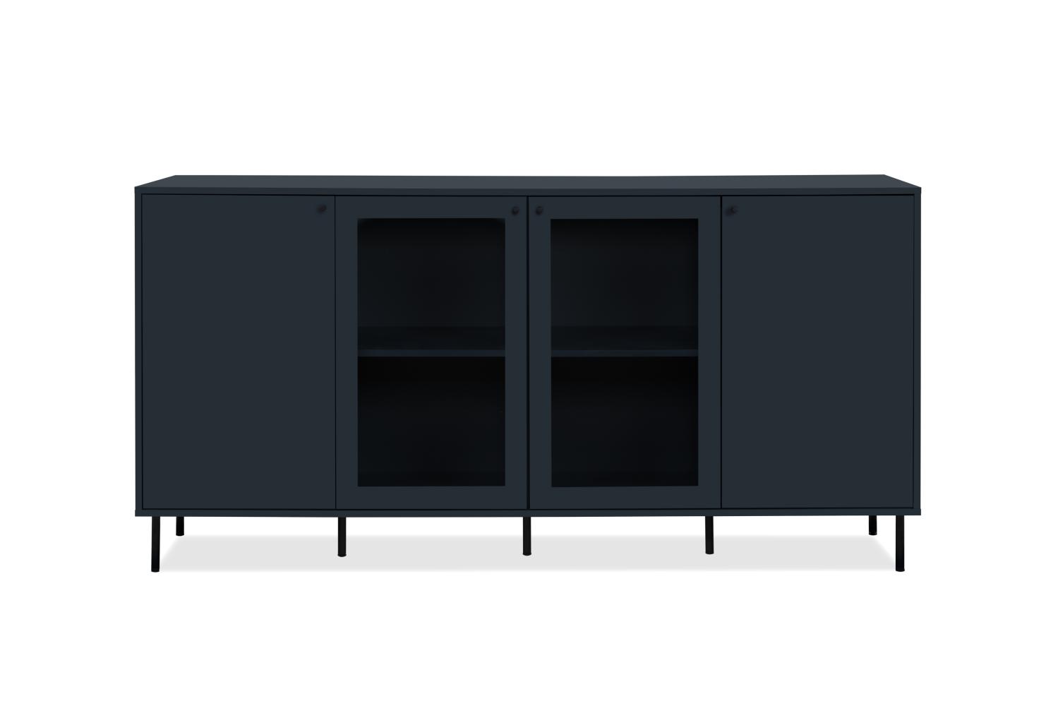 Sideboard >Caracas< in Navy blau - 180x90x40cm (BxHxT) Bild 1