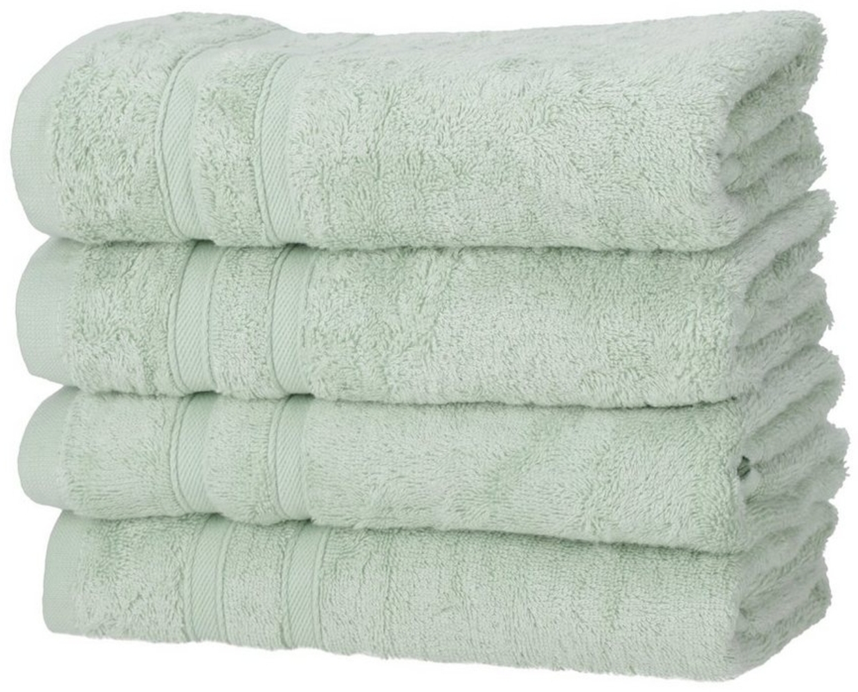 Hometex Premium Textiles Handtuch in nachhaltiger Premium Qualität 450 g/m², 4er Handtücher, Kuschelig weich und sehr saugfähig, Extra flauschige Hotel-Qualität Bild 1