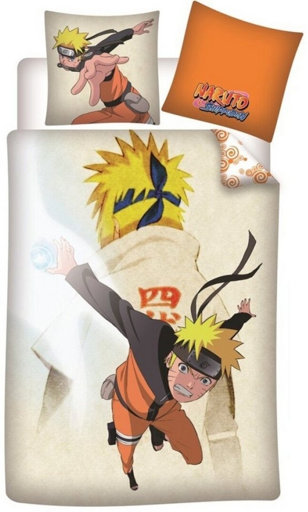 Naruto Bettwäsche Naruto Shippuden Bettwäsche Set, Baumwolle, Deckenbezug 135-140x200 cm Kissenbezug: 65X65 cm Bild 1