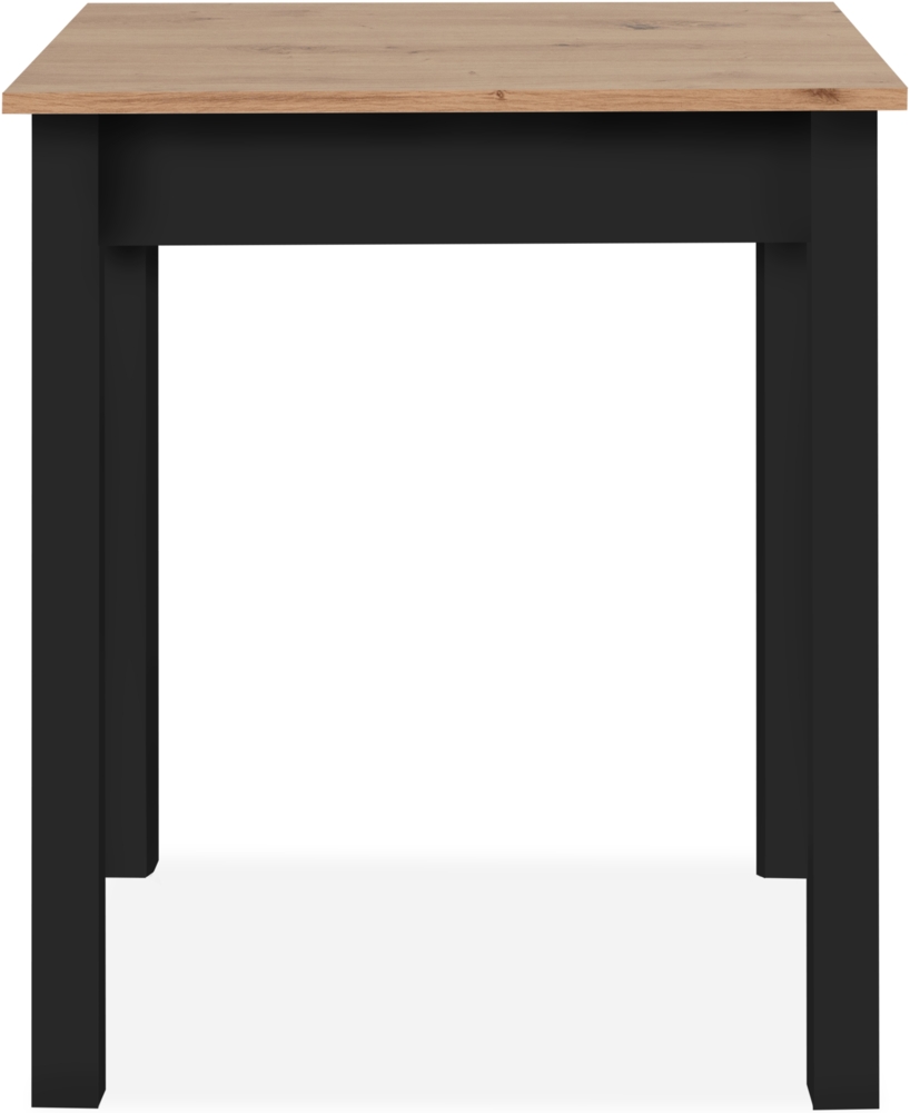 Finori Capri 81A Esstisch, Dekor Artisan Oak / schwarz | Maße ca. (B/H/T): 60 x 76 x 67 cm Bild 1
