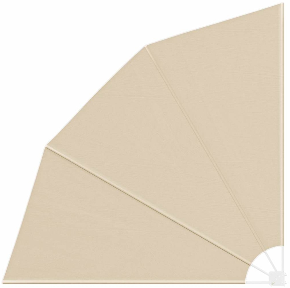vidaXL Balkon Sichtschutz Beige 210 x 210 cm Stoff 42000934 Bild 1