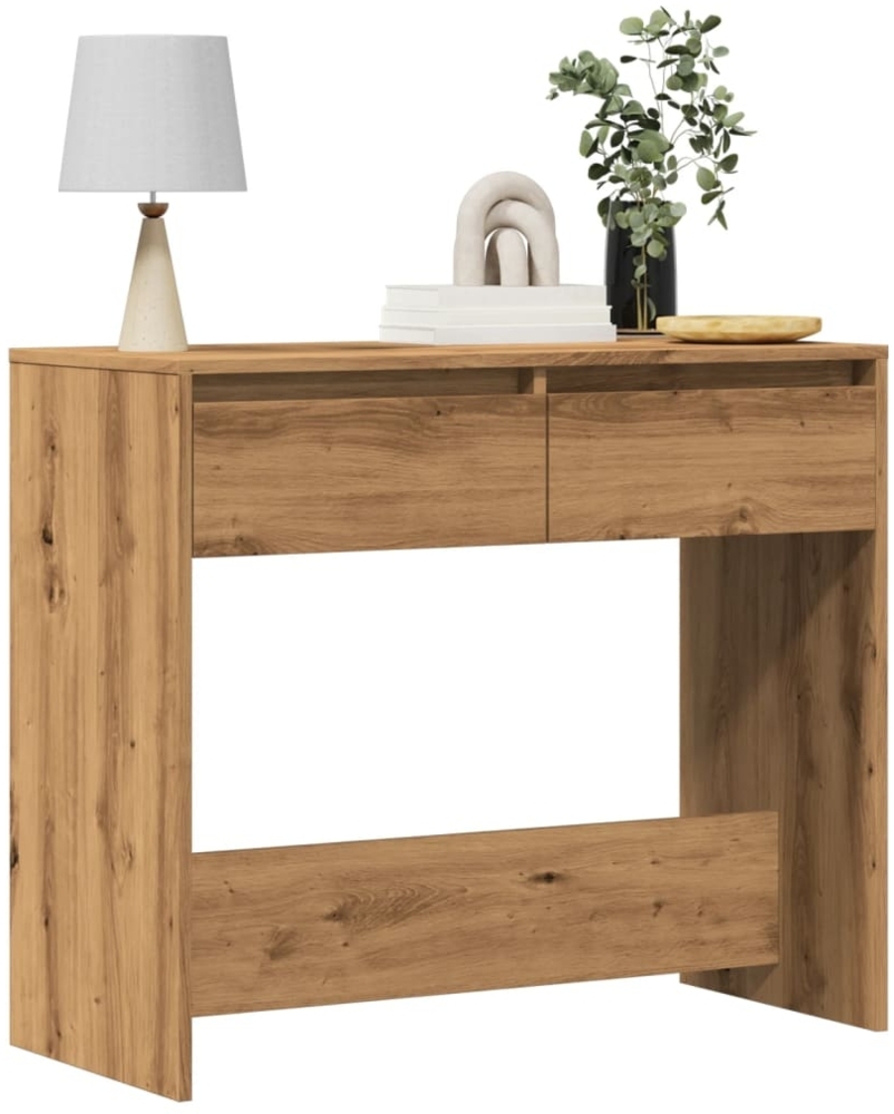 vidaXL Konsolentisch Artisan-Eiche 89x41x76,5 cm Holzwerkstoff 856775 Bild 1