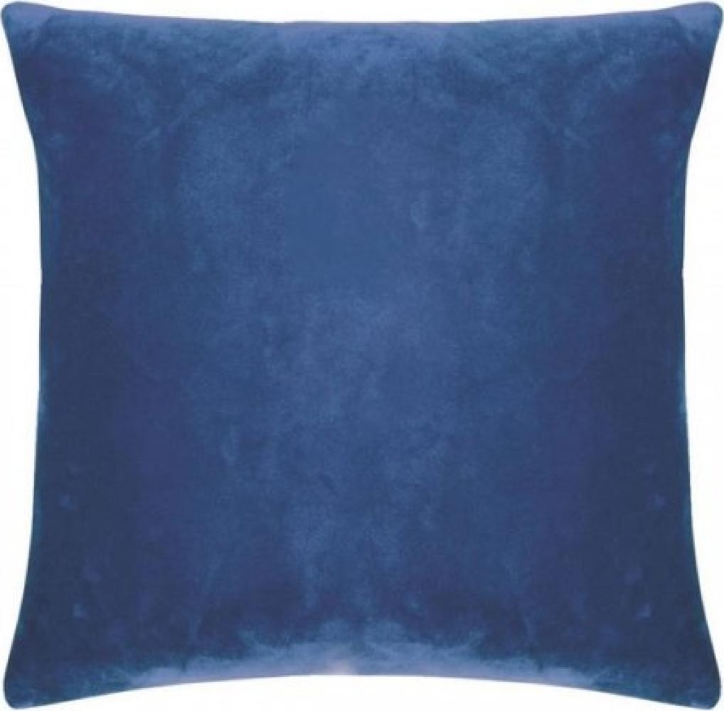 Pad Kissenhülle Samt Smooth Blau (40x40cm) 10424-K40-4040 Bild 1