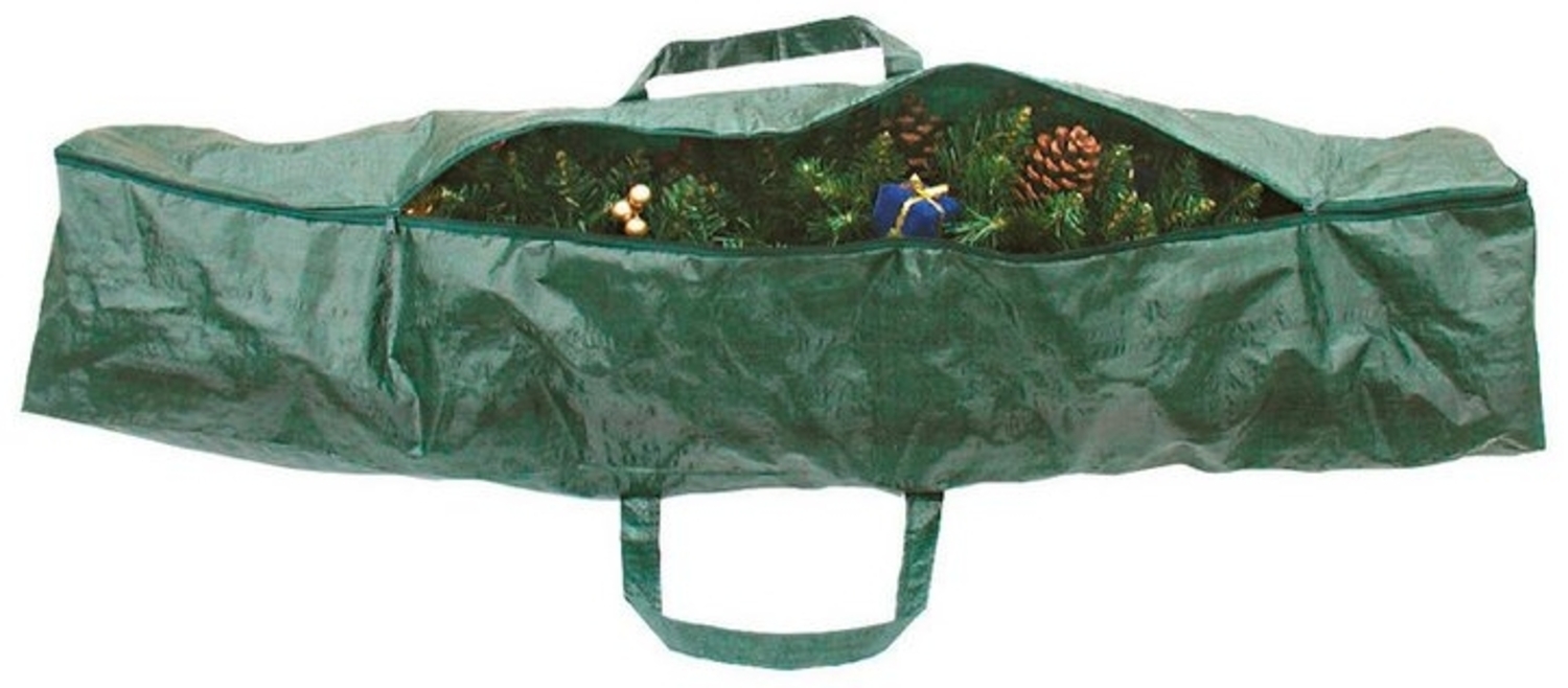 MARELIDA Aufbewahrungstasche für Weihnachtsbaum Tannenbaumhülle für Bäume bis 1,5m grün Bild 1