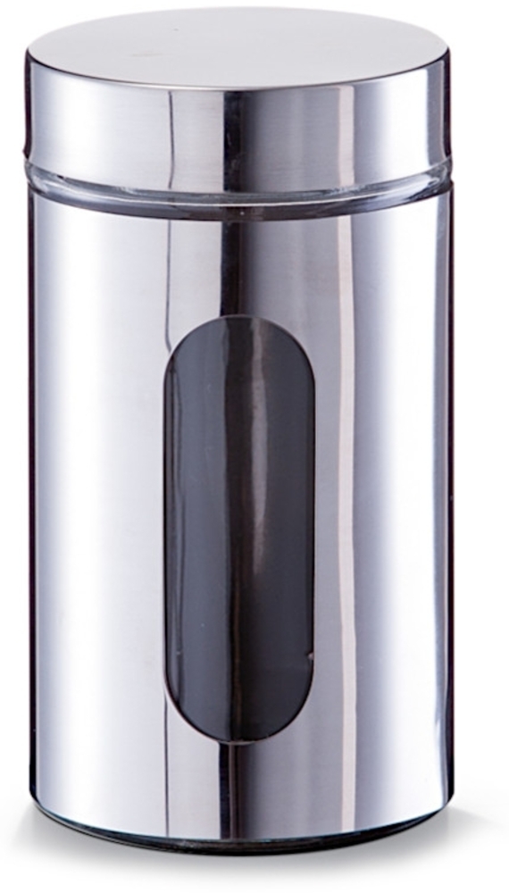ZELLER 19946 Vorratsglas 900 ml EDELSTAHL, ca. Ø 10,2 x 18 cm, ca. 685 g Bild 1