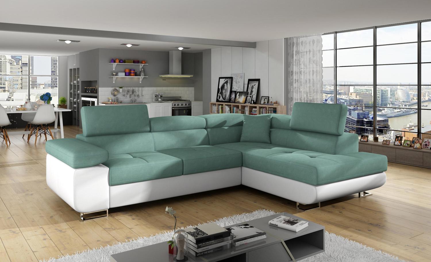 Wohnideebilder Anton Grün Ecksofas & Eckcouches An_10 Bild 1