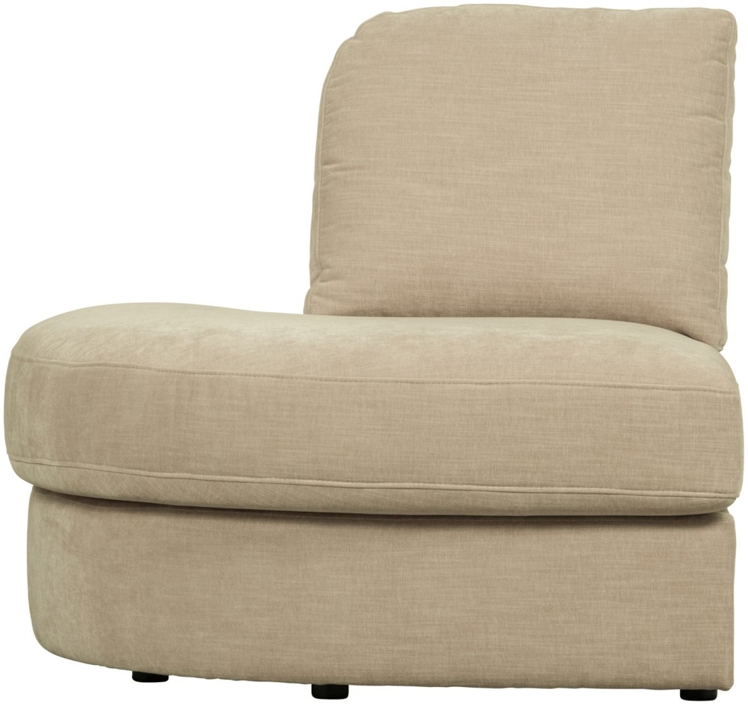 Modulsofa Family 1-Seat Eck-Element Rund Links, Sand Bild 1