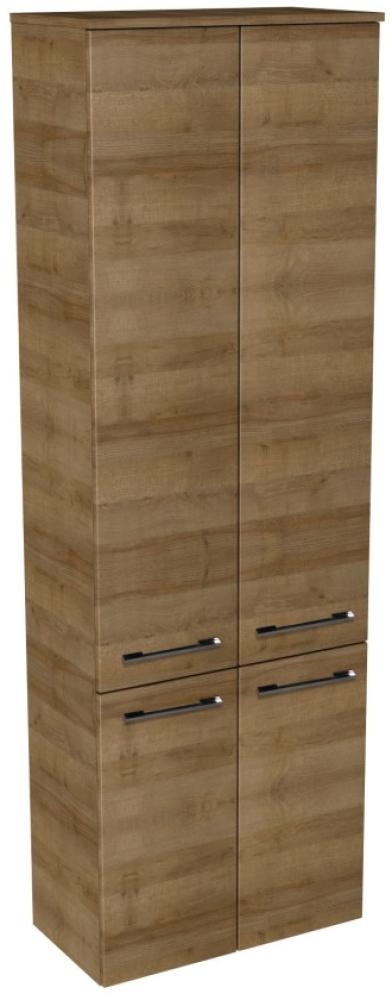 Lanzet Hochschrank 60 cm, Hellbraun Bild 1