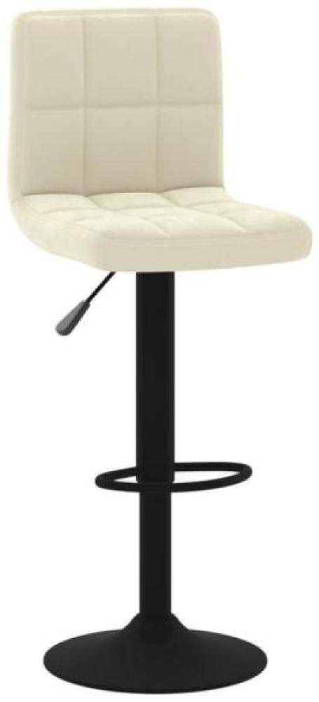 vidaXL Barhocker Creme Samt [334293] Bild 1