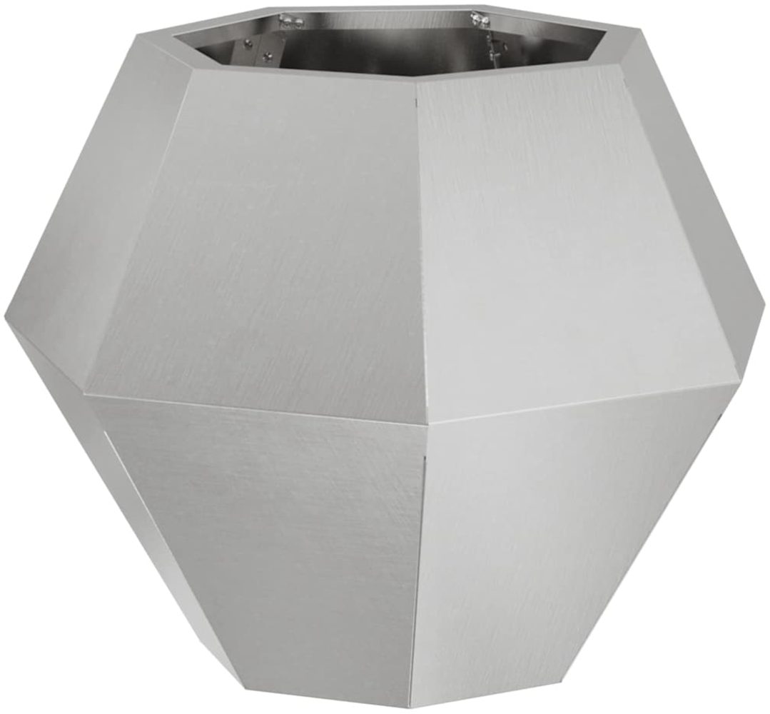 vidaXL Pflanzkübel Silber 50 x 50 x 40 cm Edelstahl 884060 Bild 1