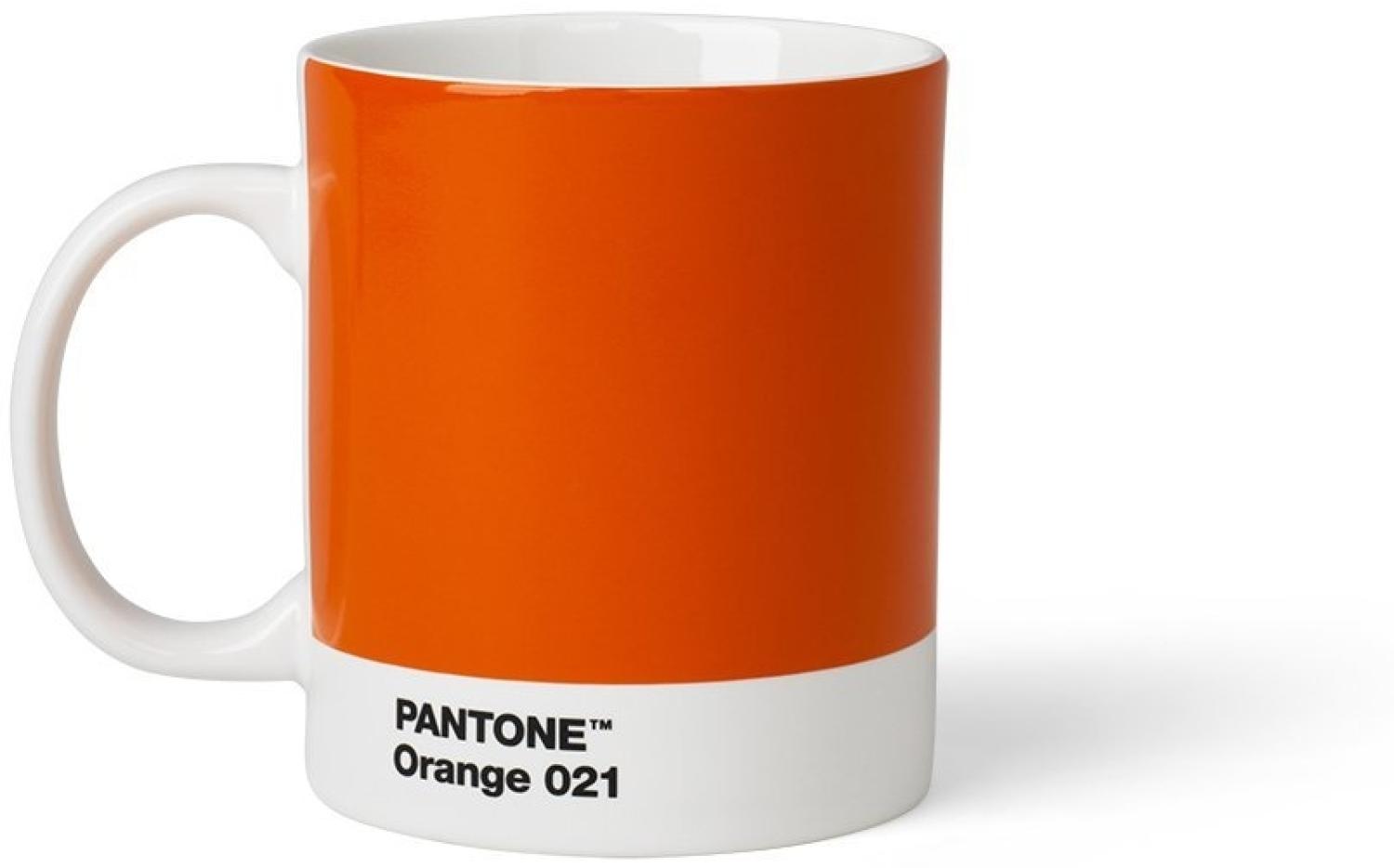 Pantone Kaffeetasse, Porzellan, Orange 021, 8. 4 x 8. 4 x 12. 1 cm Bild 1