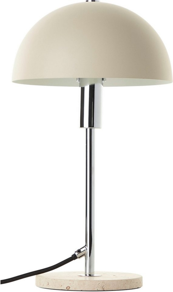 LeGer Home by Lena Gercke Tischleuchte Linnea Pilz Lampe - Travertin Steinfuß, ohne Leuchtmittel, Pilzleuchte, Tischlampe, Höhe 35,5 cm, Naturstein, Pilzlampe Bild 1