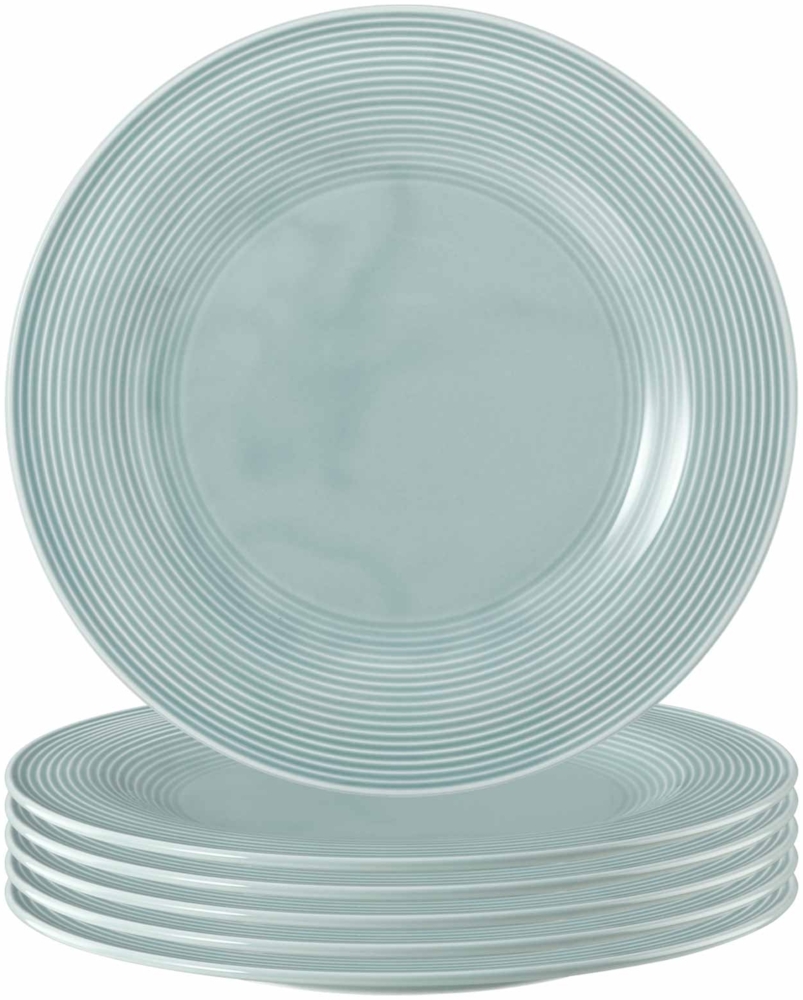 Seltmann Weiden Beat Color Glaze Speiseteller ø 27,7 cm 6er Set Arktisblau Bild 1