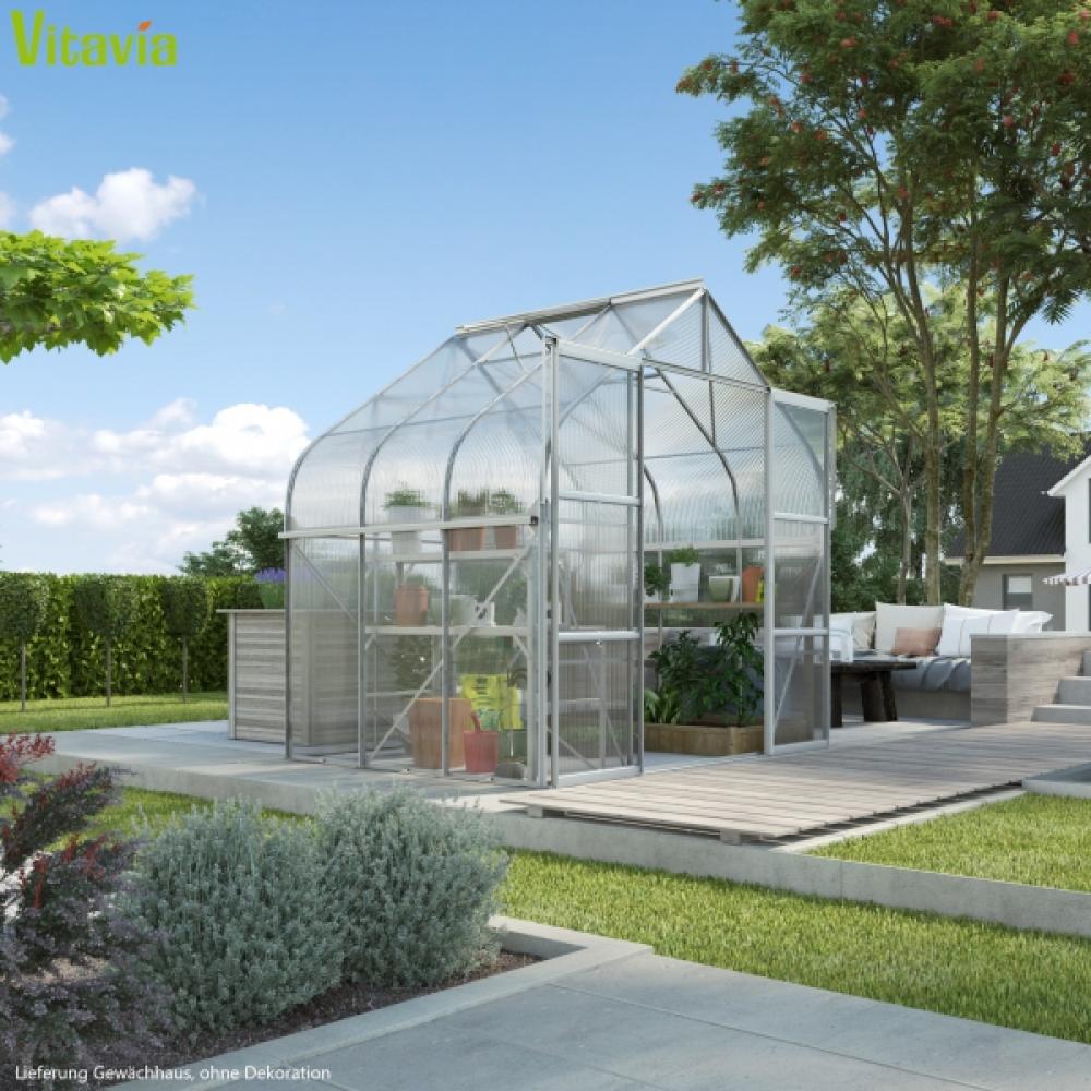 Vitavia Gewächshaus Diana 5000, HKP 4mm, alu Bild 1